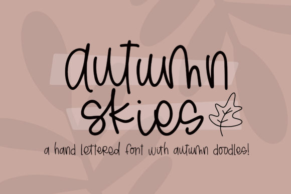 Autumn Skies: A Whimsical Script for Elevated Design