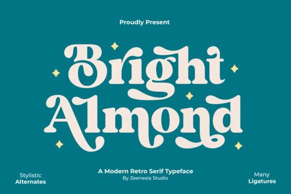 Bright Almond: A Typeface for Modern Elegance