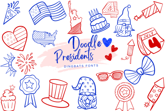 Doodle Presidents: A Playful Font for Patriotic Projects