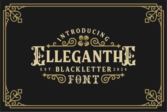 Elleganthe: A Vintage Typeface for Timeless Design