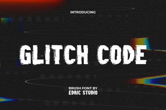 Glitch Code: A Typeface for Modern Digital Aesthetics