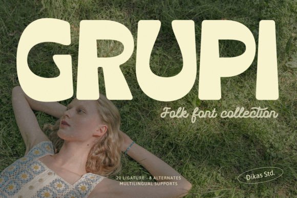 Grupi: The Bold Reverse Contrast Font for Modern Design