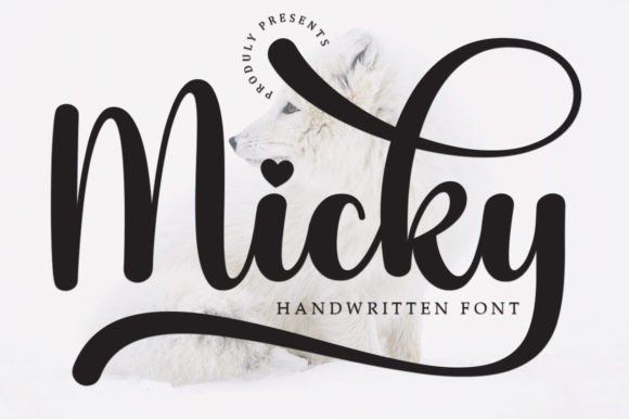Micky: A Pristine Handwritten Font for Modern Design