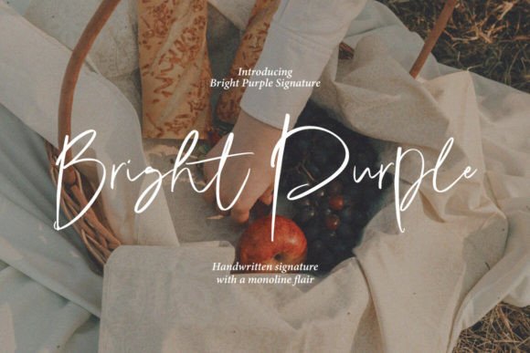 Modern Typography: The Sleek Impact of Bright Purple