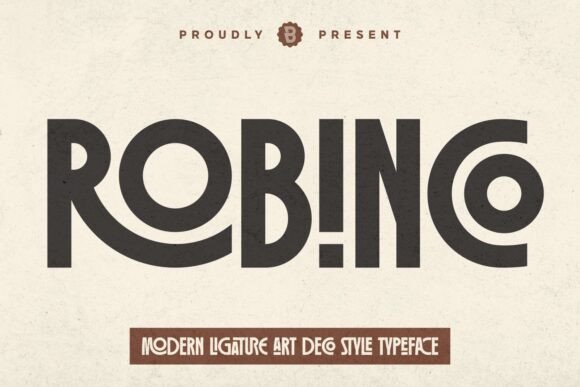 Robinco: The Art Deco Font for Modern Branding