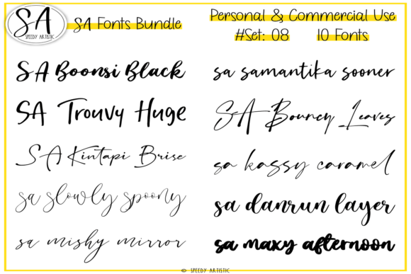 Script and Handwritten Bundle 8: A Designer's Toolkit for Authentic Typography