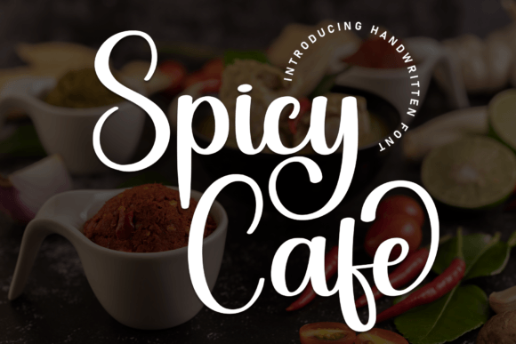 Spicy Cafe: A Stylish Script Font for Modern Design