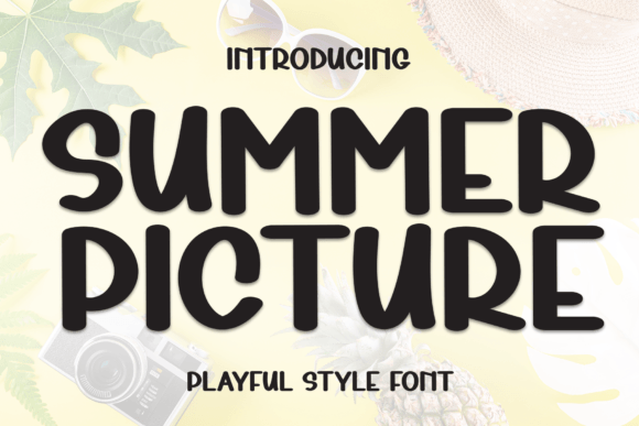 Summer Picture: A Handwritten Font for Modern Design