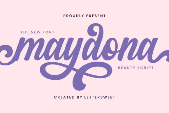 Unveiling Maydona: A Calligraphic Font for Modern Design